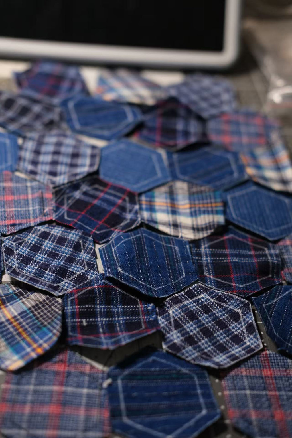 Qi Mei | Hand-Quilted Patchwork Pouch