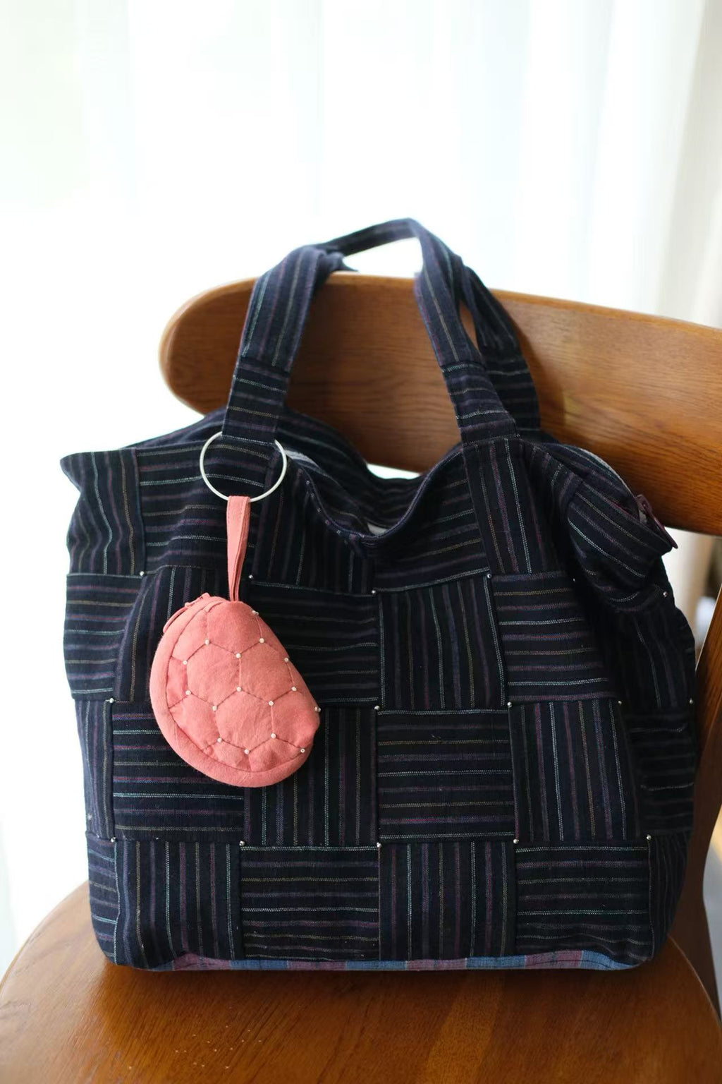 Qi Mei | Hand-Quilted Patchwork Pouch