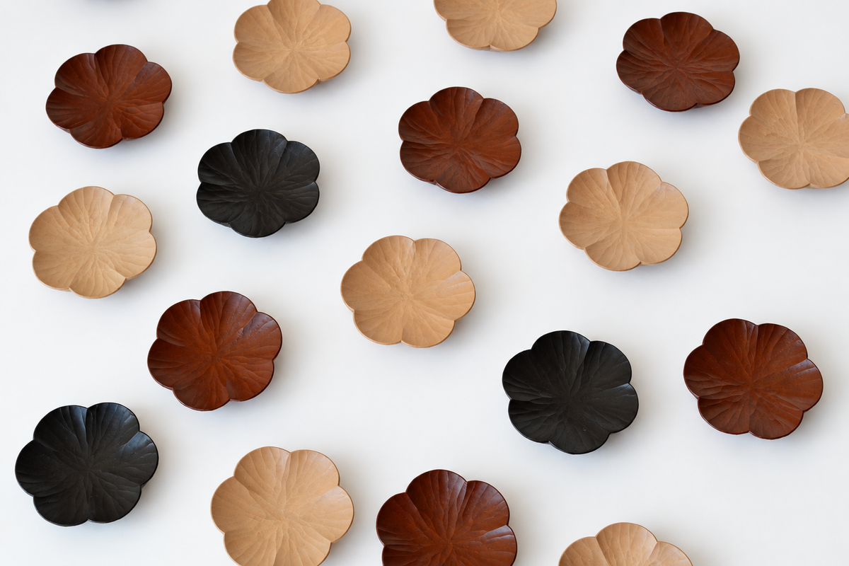 BACKORDER | Urushi Mamezara (Floral Small Plates)