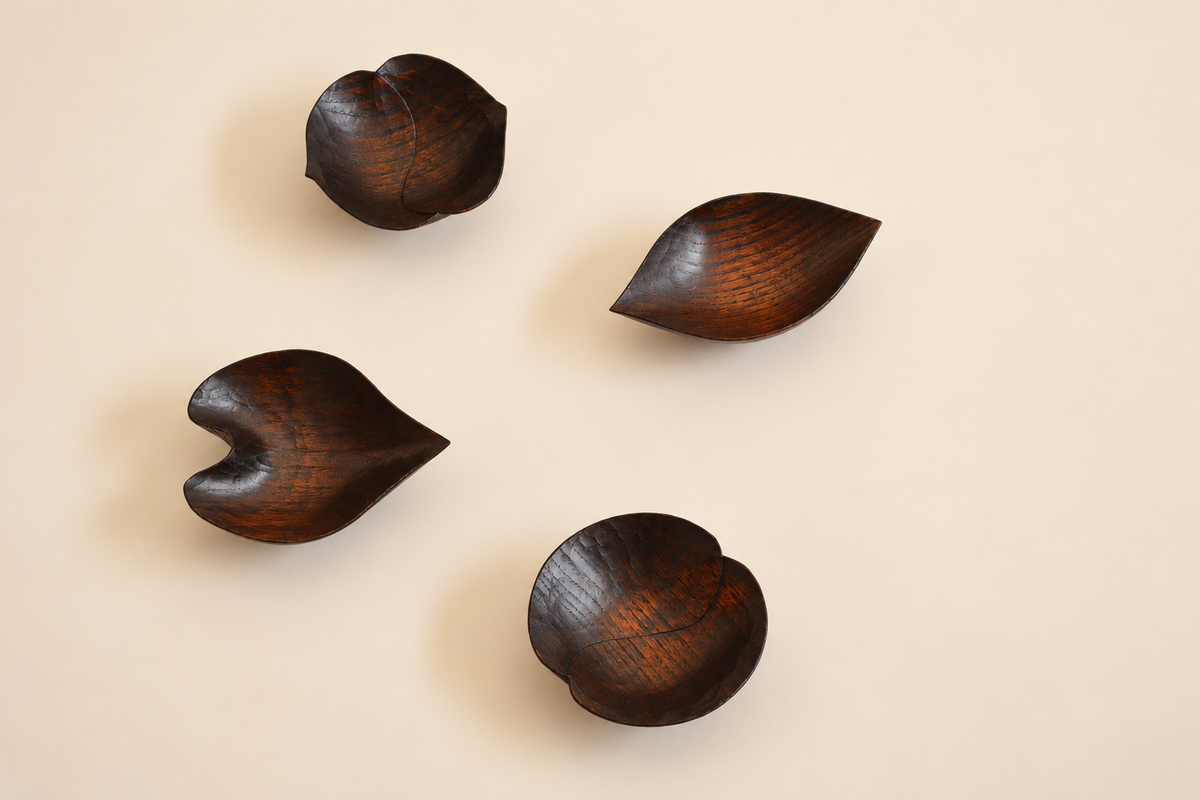 BACKORDER | Urushi Small Leaf Bowl