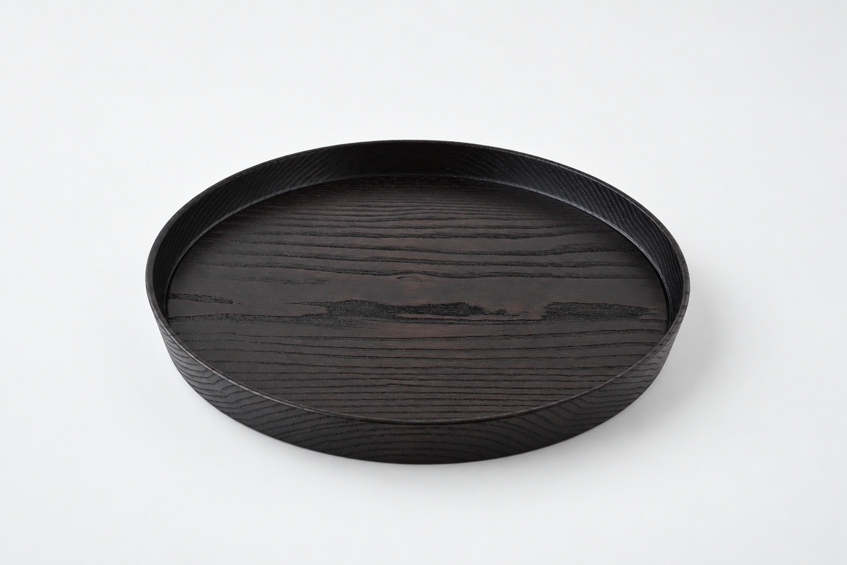 BACKORDER | Chestnut Round Tray