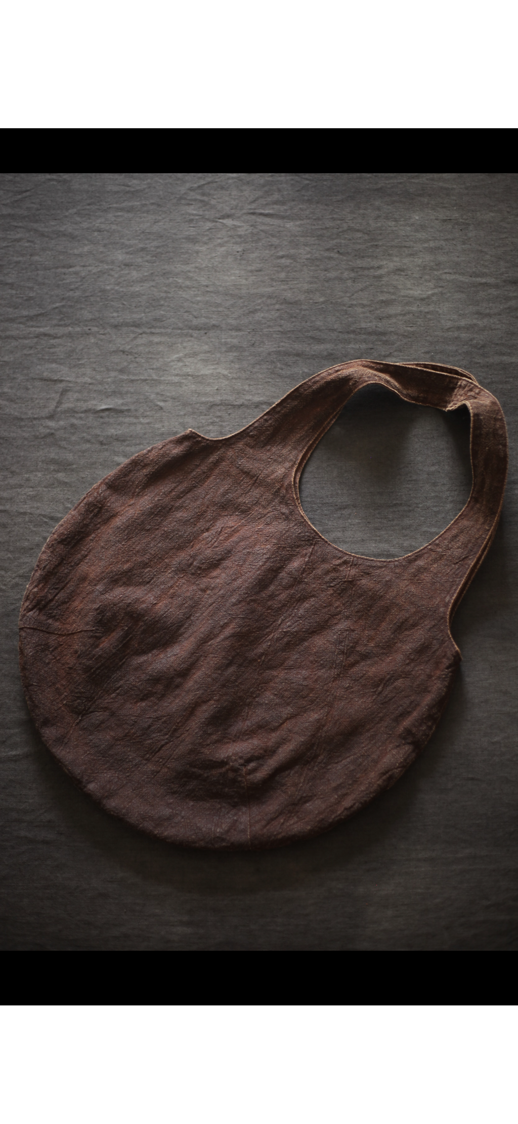 Wen Zi | Natural Persimmon Dyed Round Tote