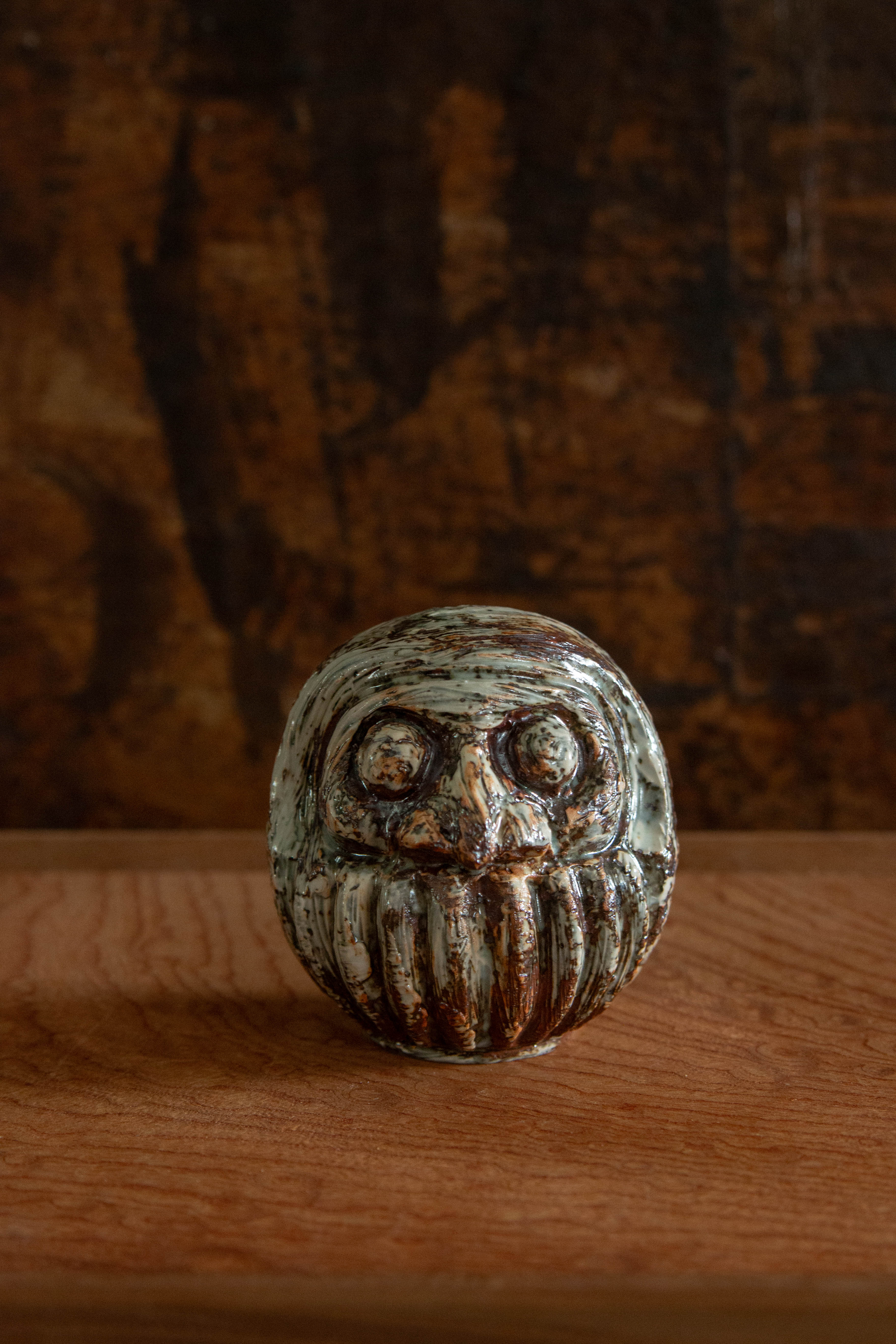 Anayama Daisuke | Brush Stroke Ko-Daruma  刷毛目ノ達磨