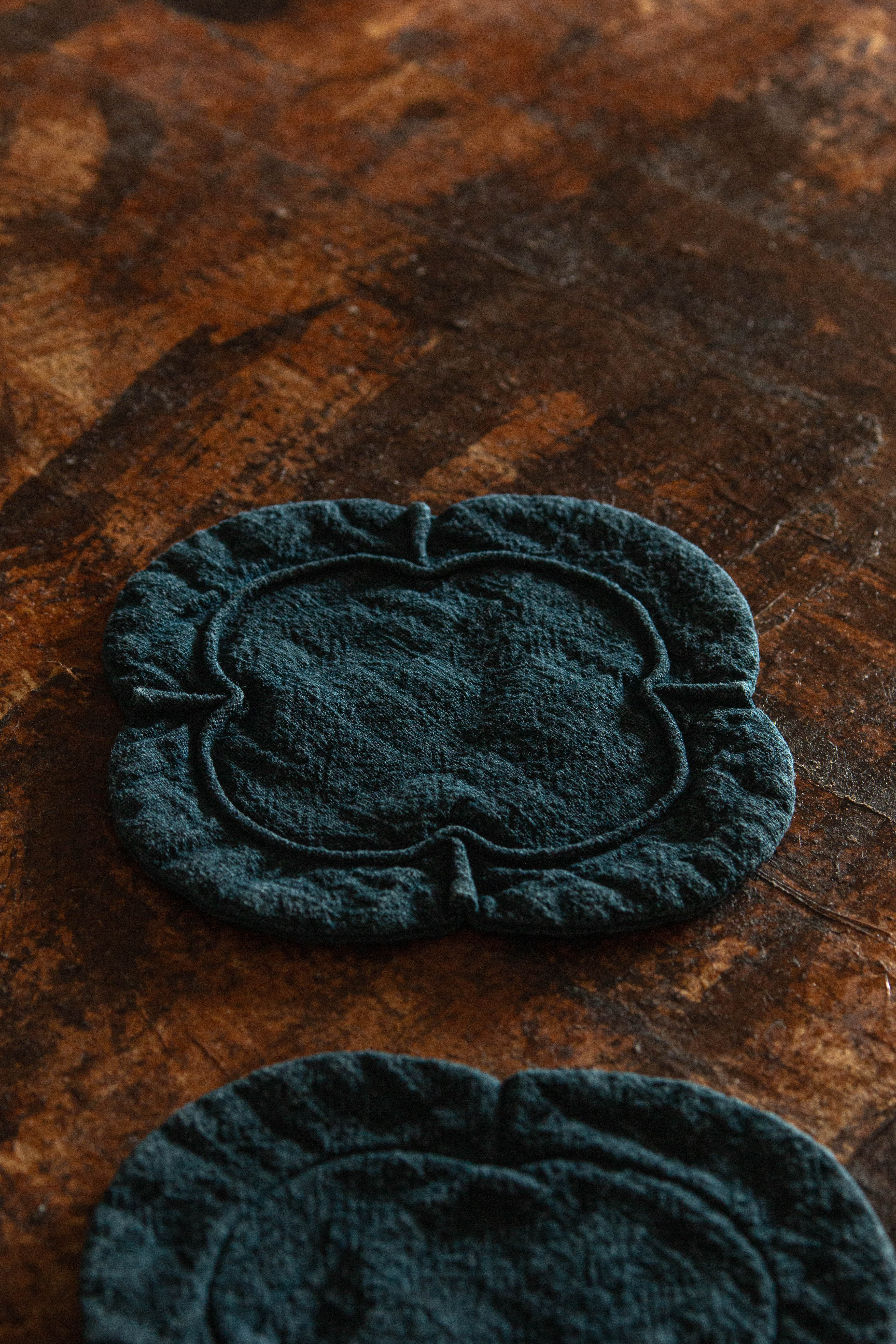 Wen Zi | Cloud Natural Indigo Dyed Coasters