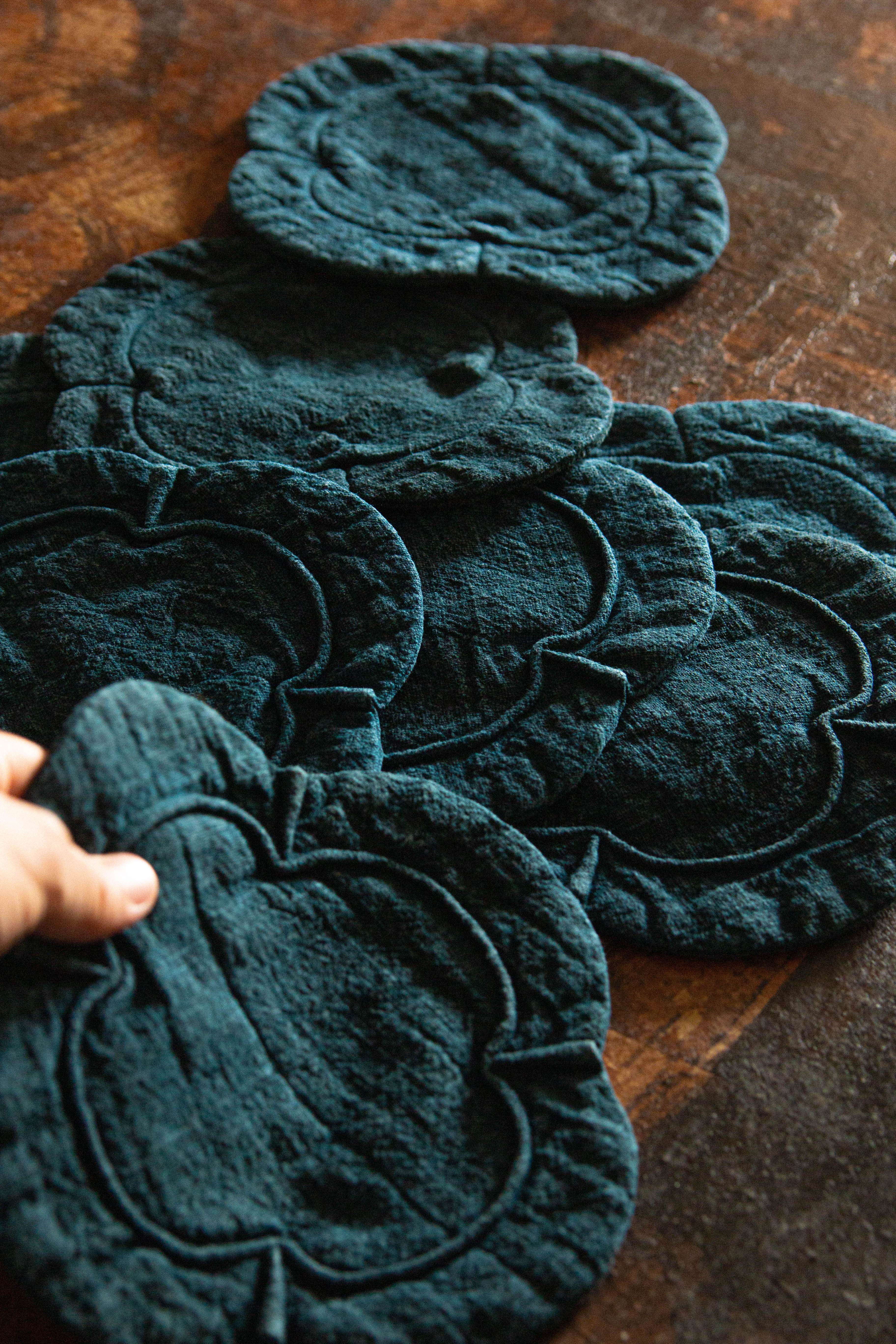Wen Zi | Cloud Natural Indigo Dyed Coasters