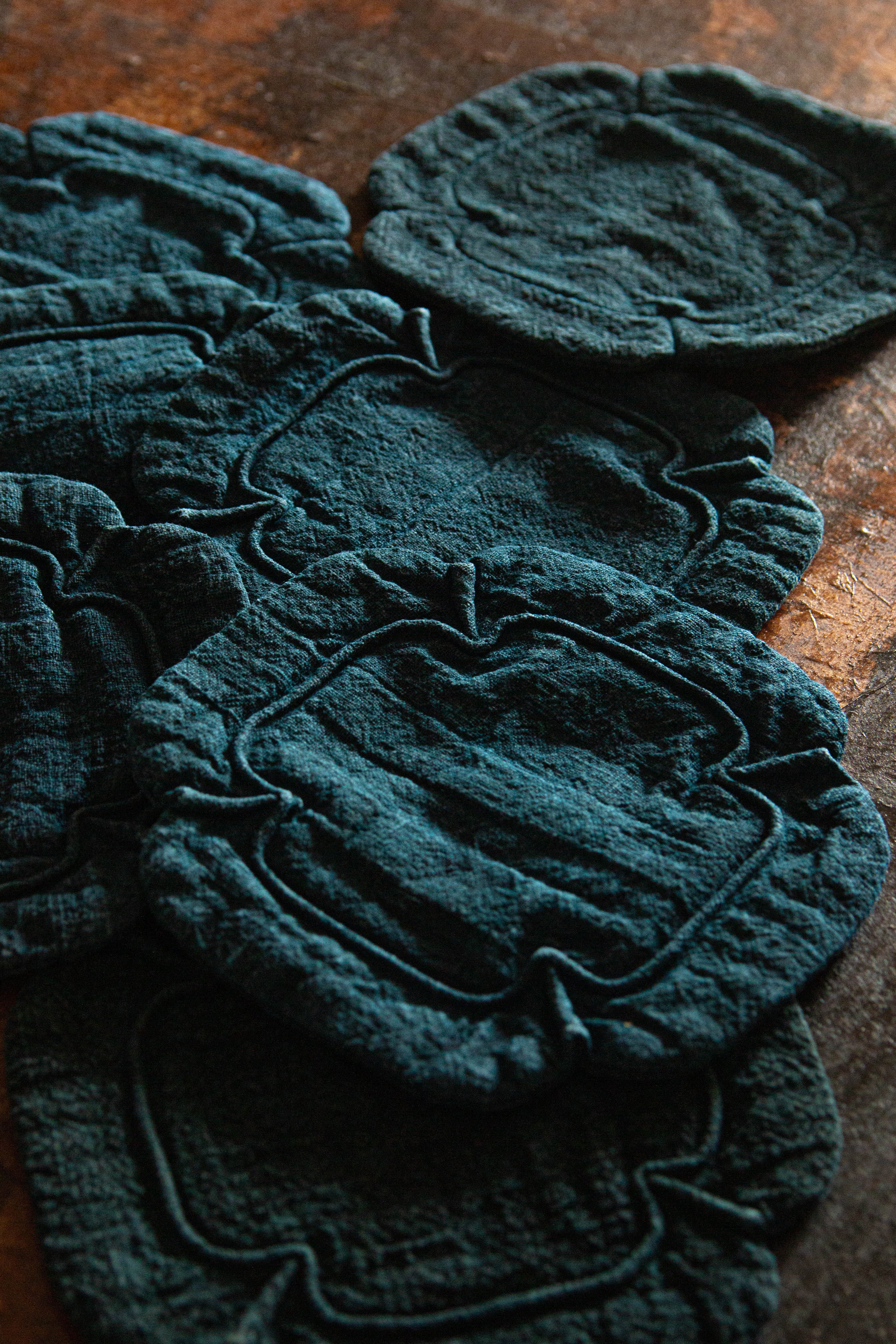 Wen Zi | Cloud Natural Indigo Dyed Coasters