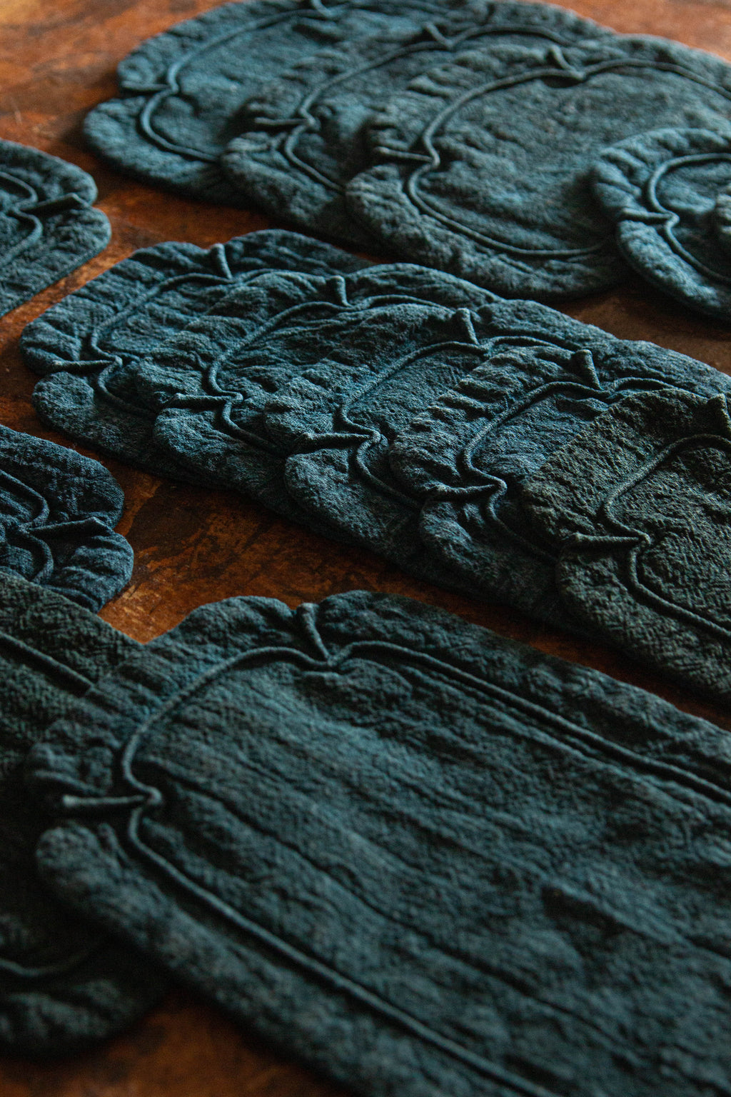 Wen Zi | Cloud Natural Indigo Dyed Placemats