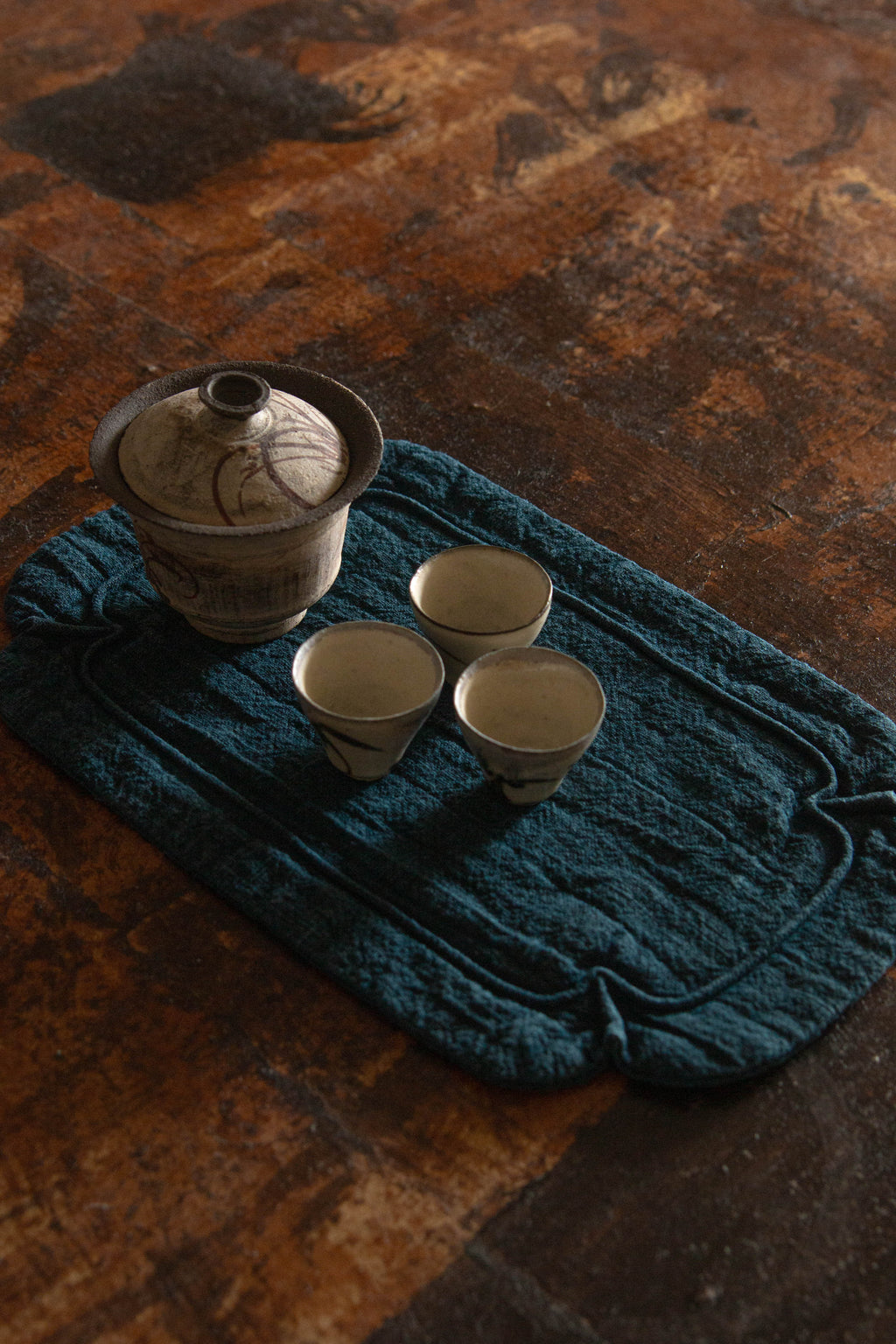 Wen Zi | Cloud Natural Indigo Dyed Placemats
