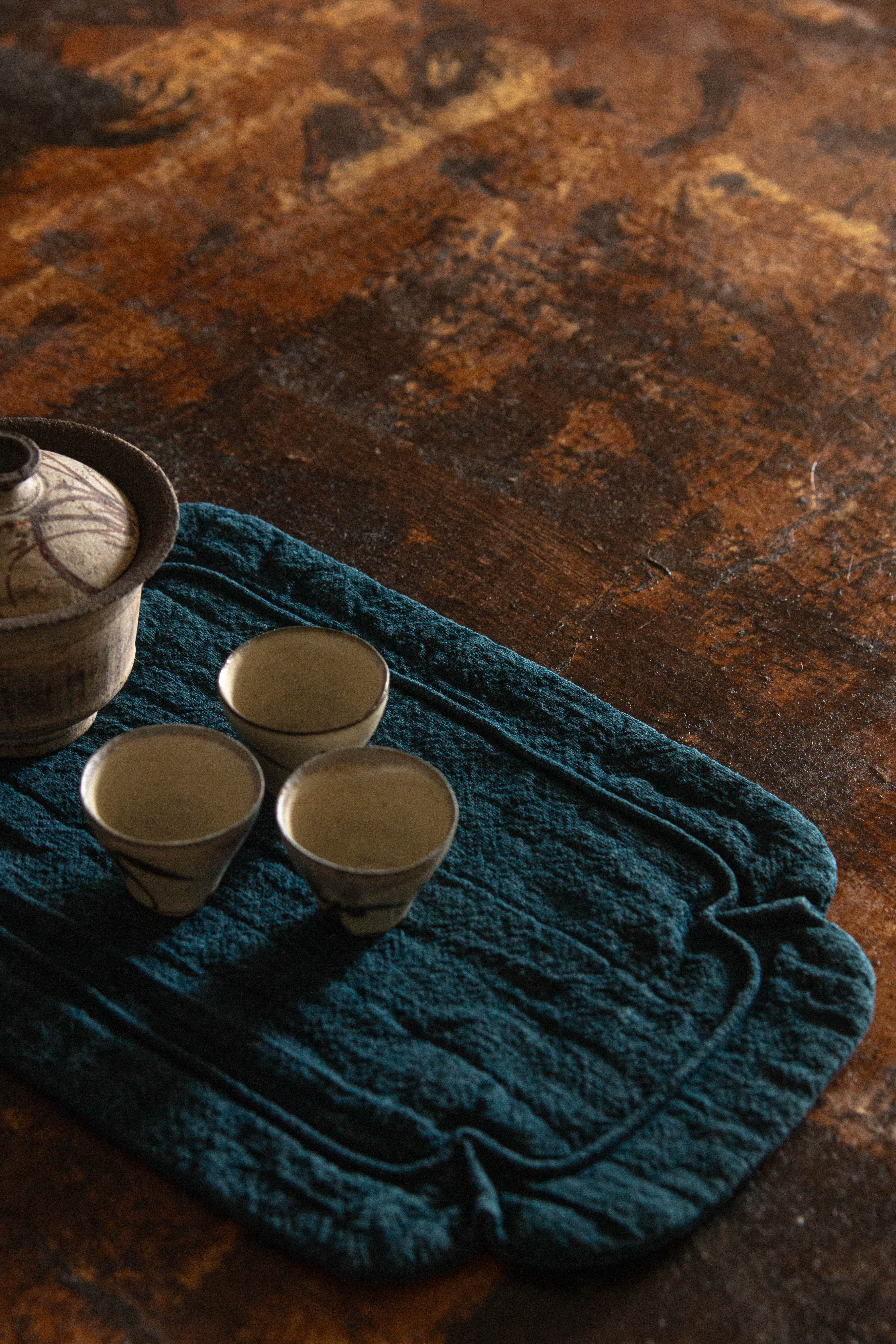 Wen Zi | Cloud Natural Indigo Dyed Placemats