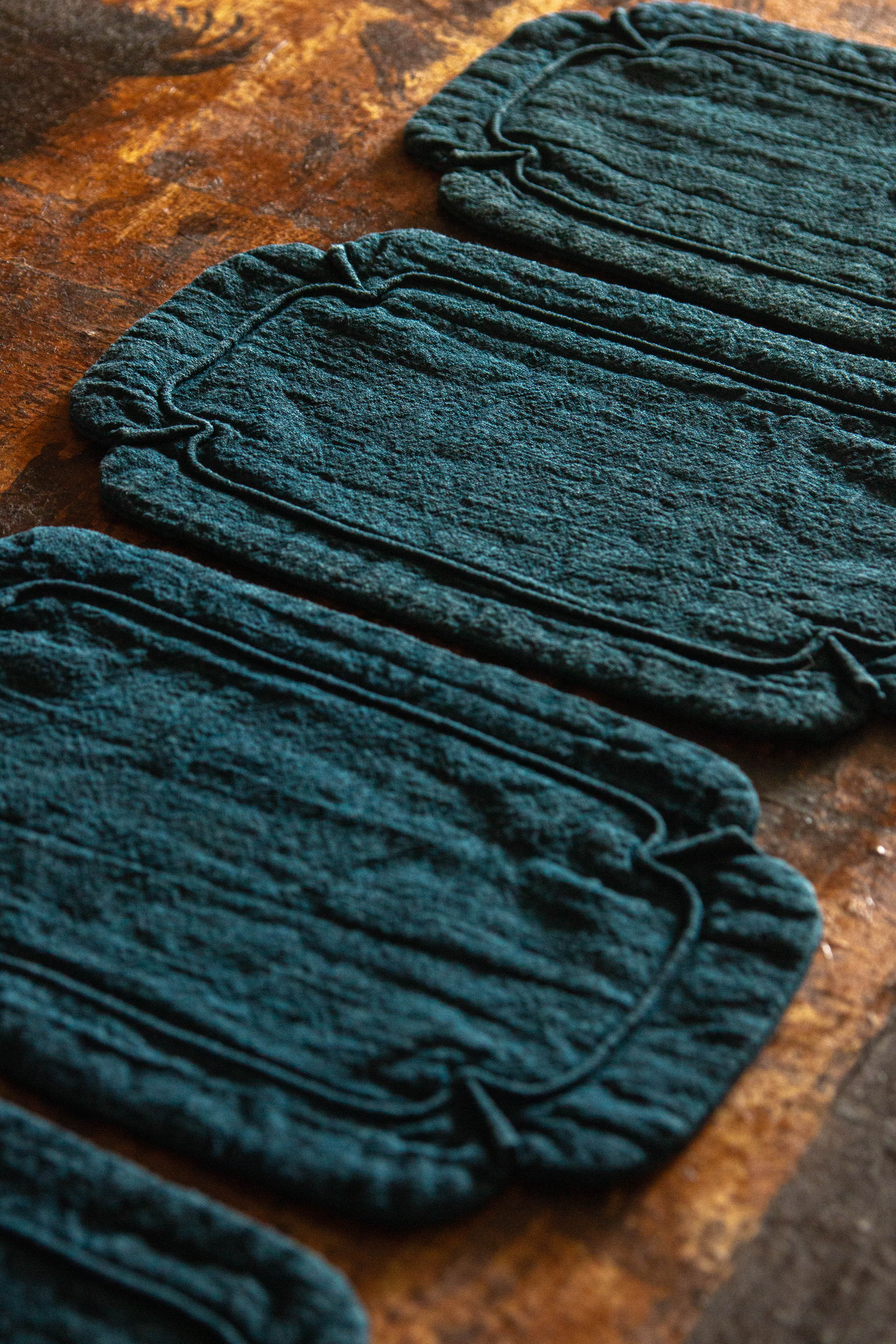 Wen Zi | Cloud Natural Indigo Dyed Placemats