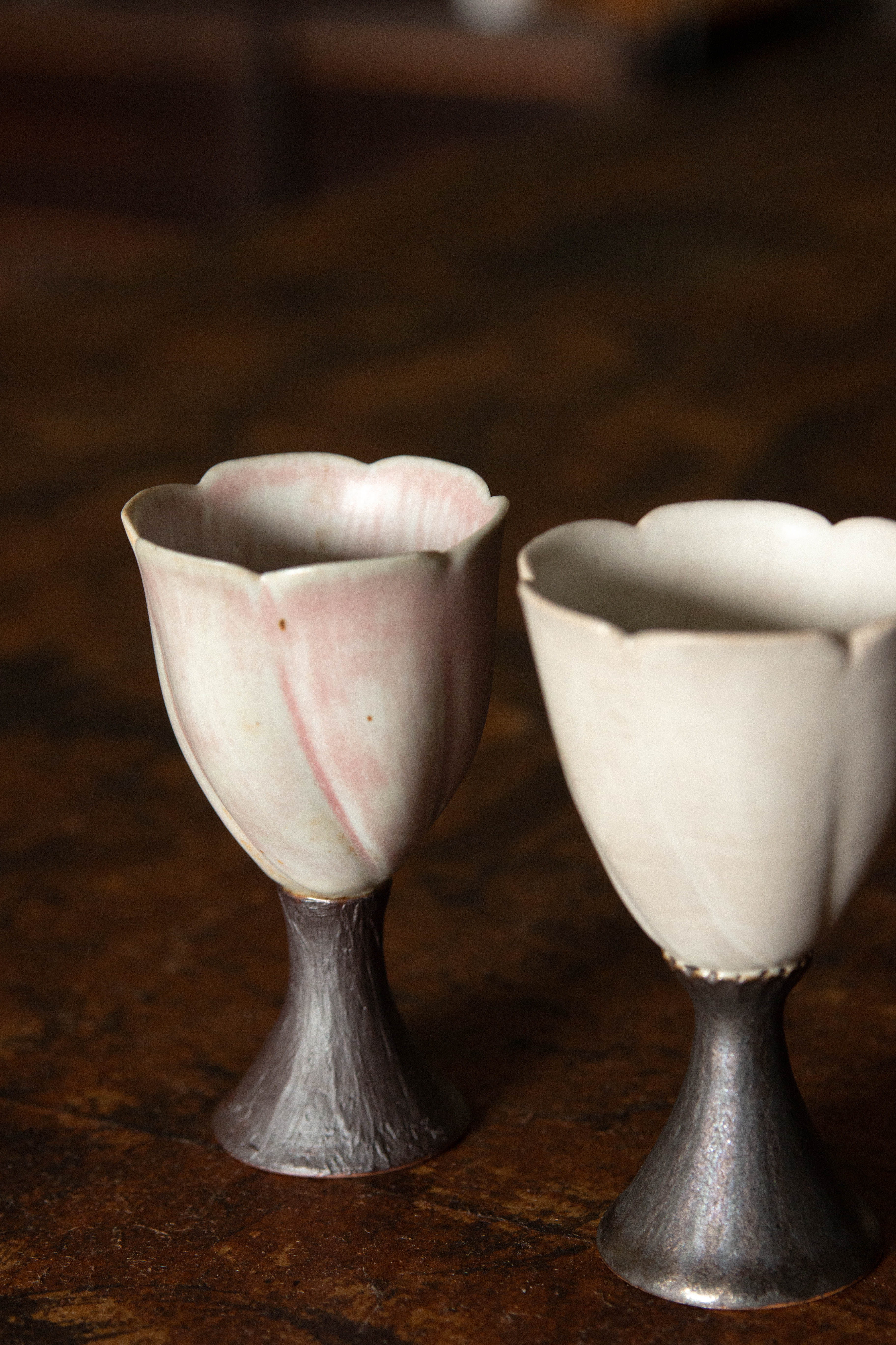 Two Potters | Tall Tulip Goblets