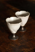 Two Potters | White Tulip Goblets