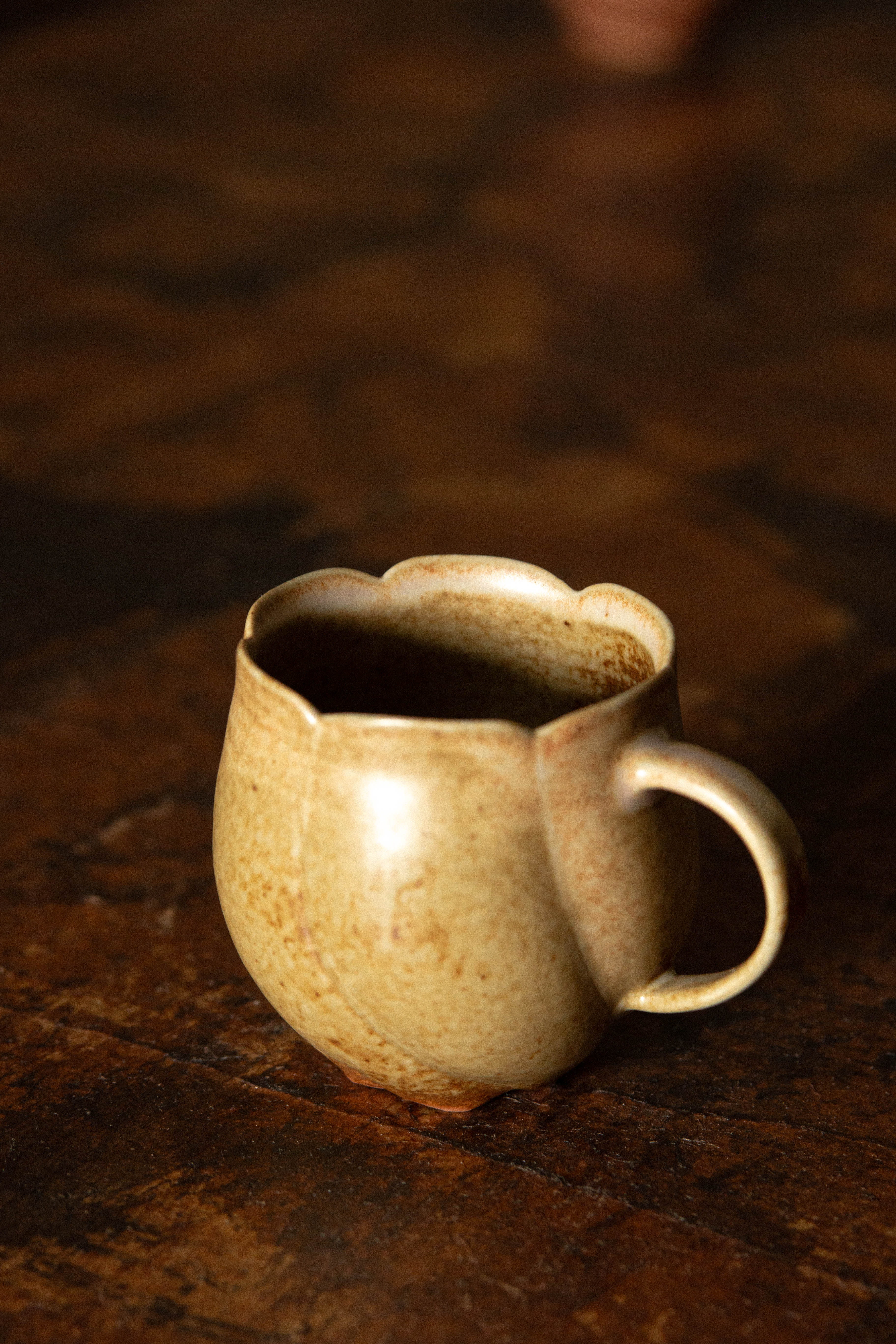 Two Potters | Small Tulip Mug (Brown)