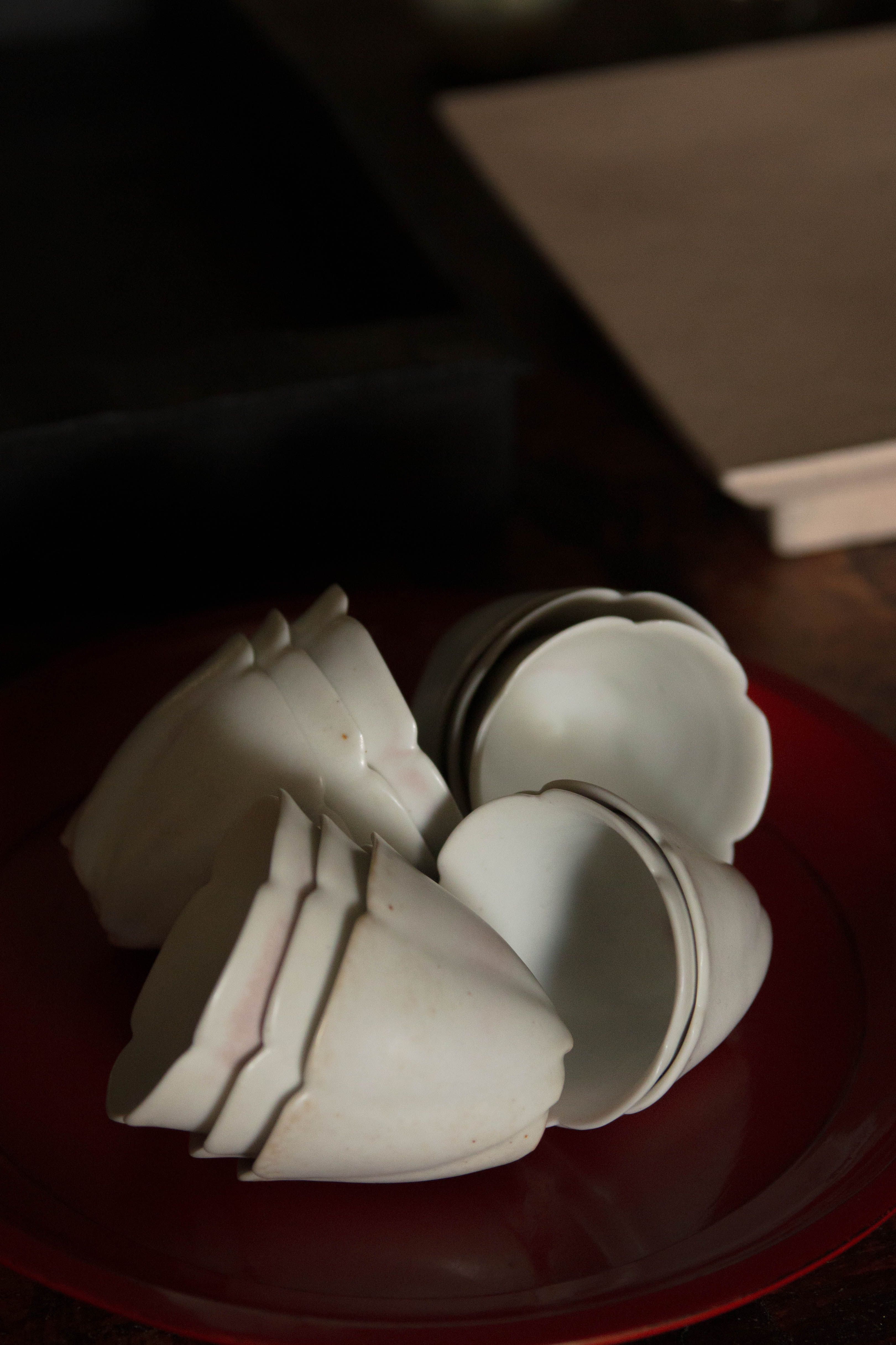 Two Potters | White Tulip Tea Cups