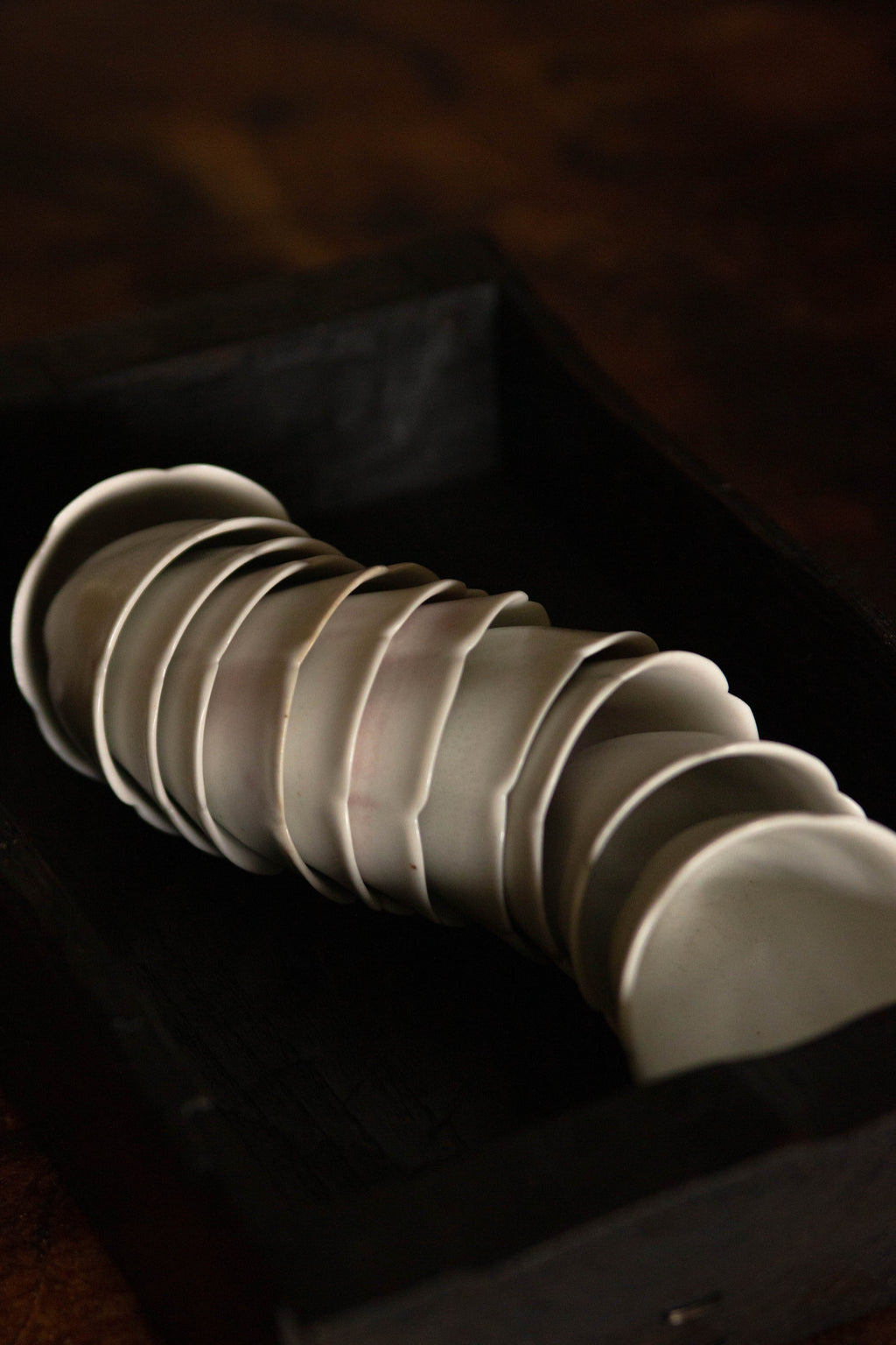 Two Potters | White Tulip Tea Cups