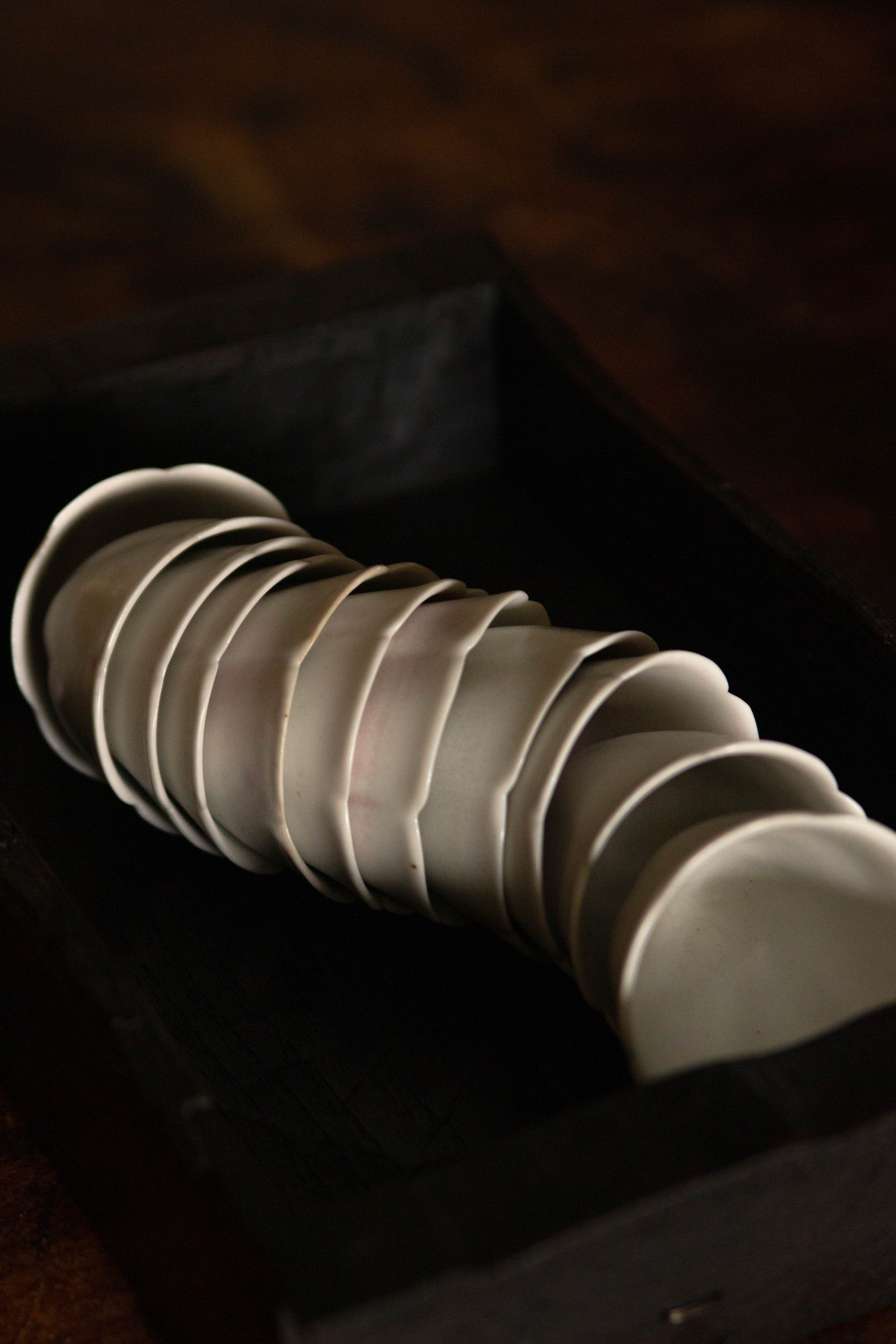 Two Potters | White Tulip Tea Cups