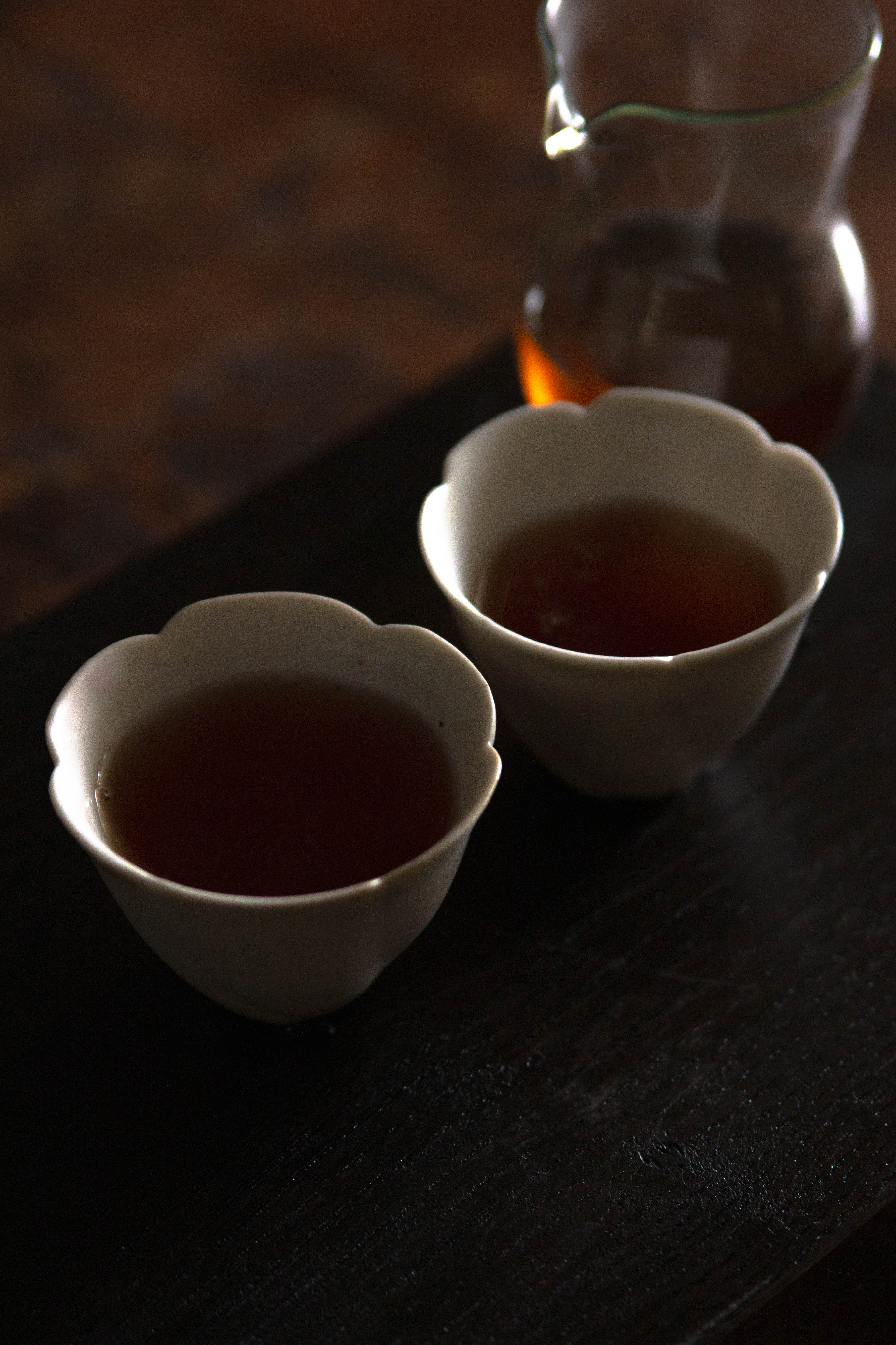 Two Potters | White Tulip Tea Cups