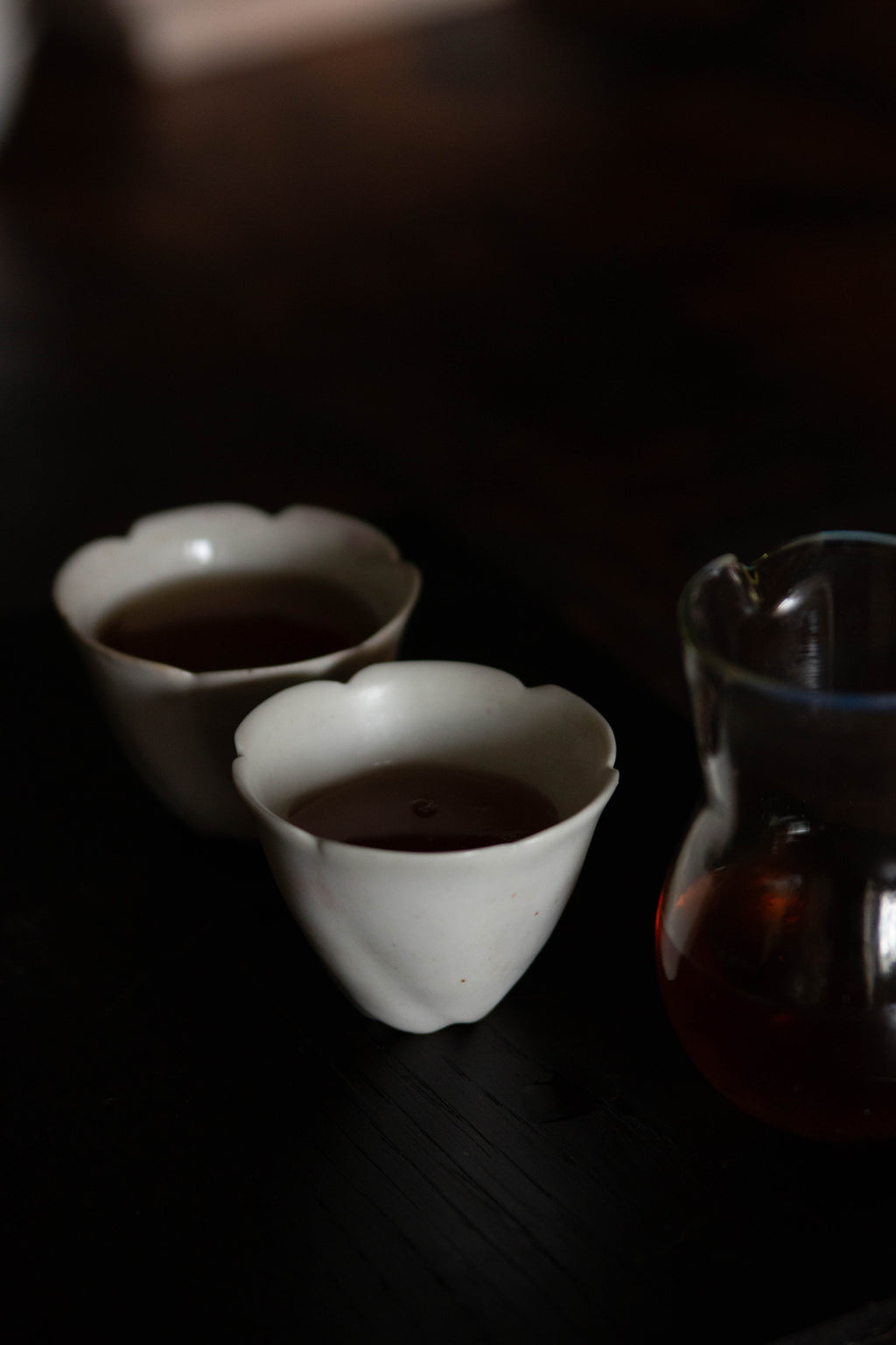 Two Potters | White Tulip Tea Cups