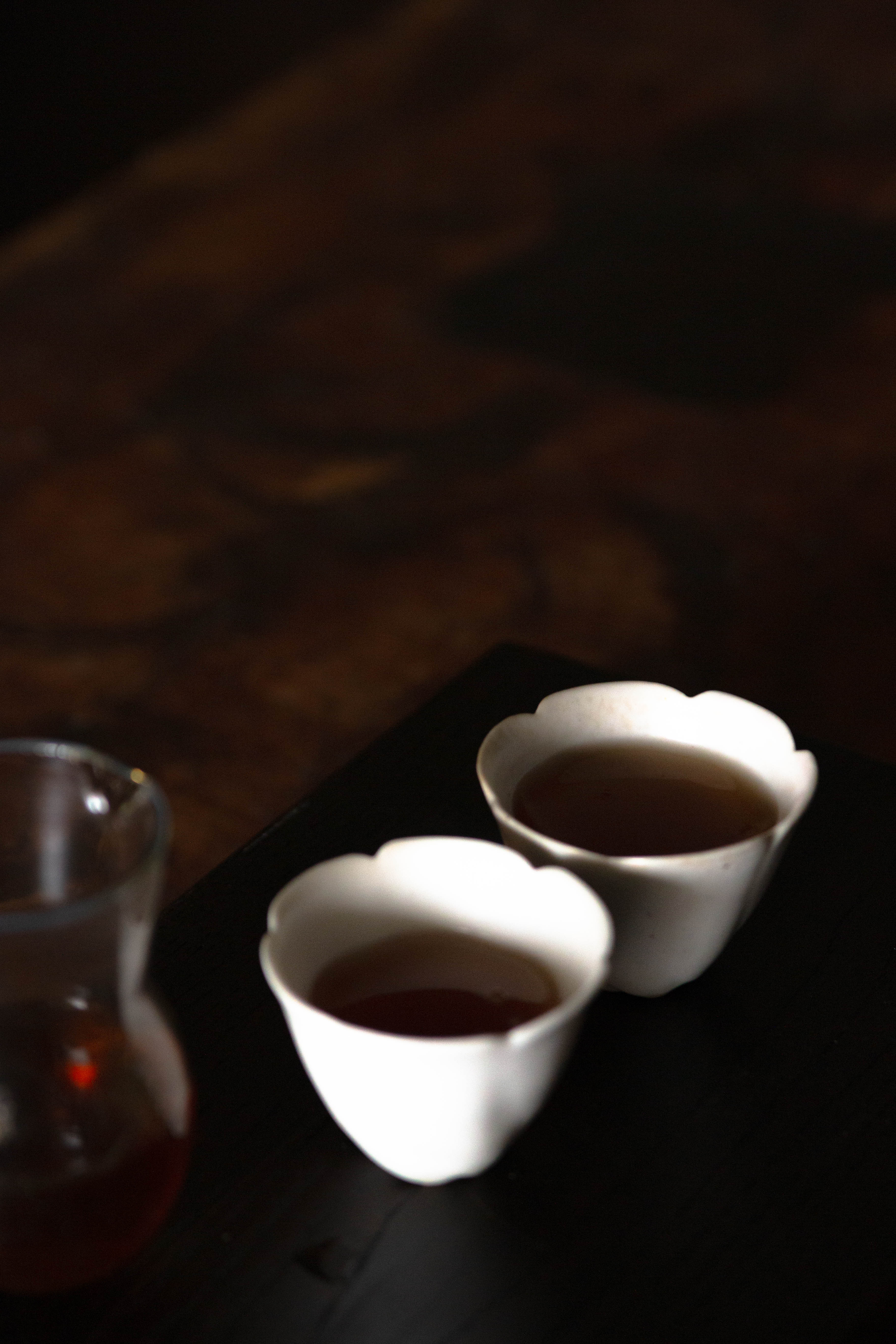 Two Potters | White Tulip Tea Cups