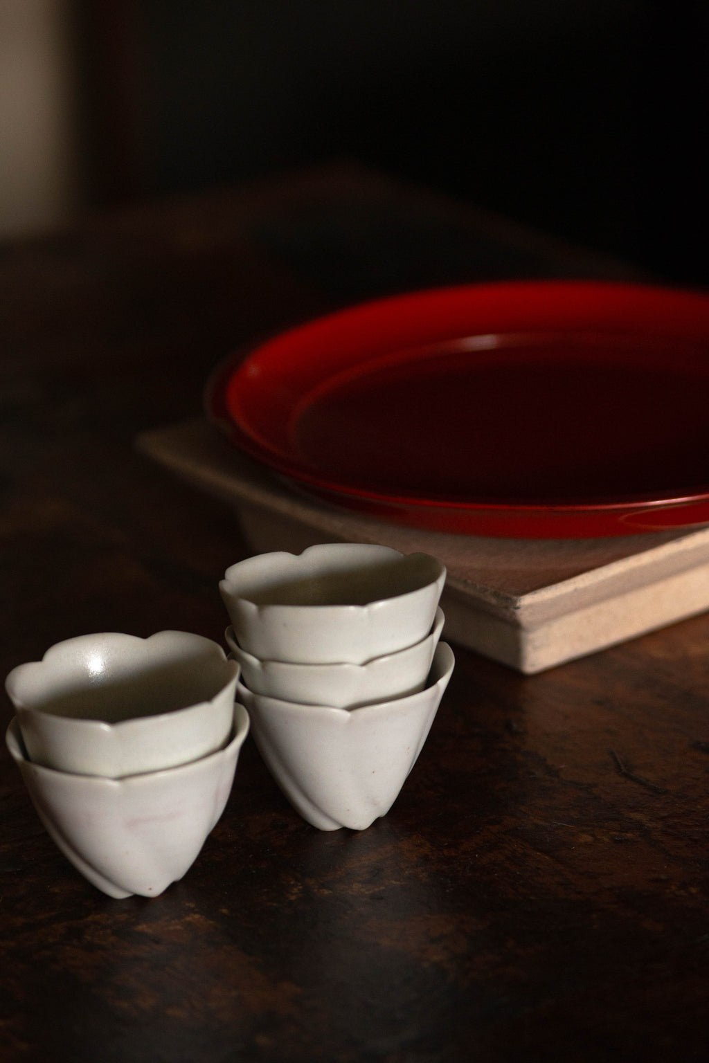 Two Potters | White Tulip Tea Cups