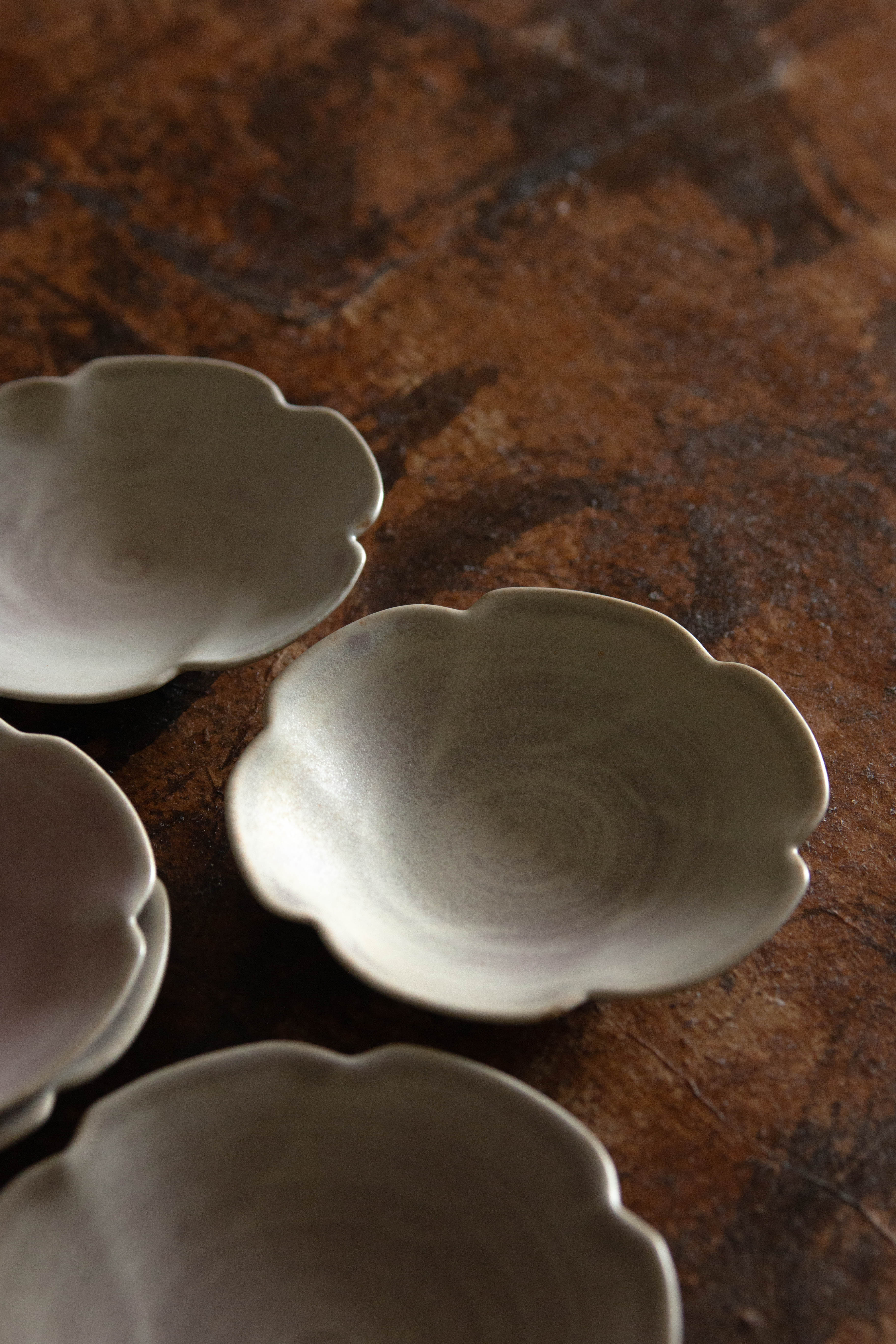 Two Potters | Carved Tulip Saucer/Plate
