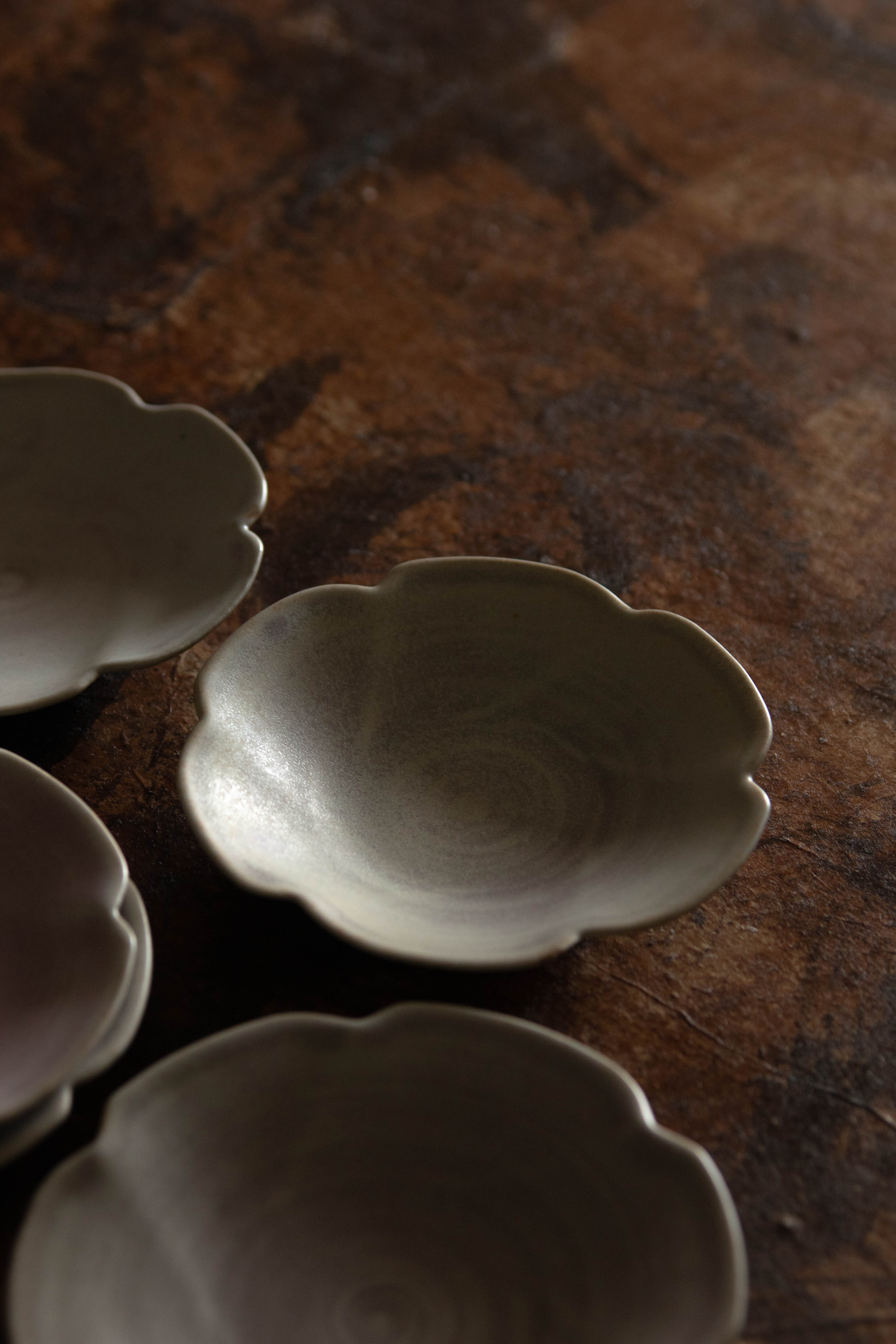 Two Potters | Carved Tulip Saucer/Plate