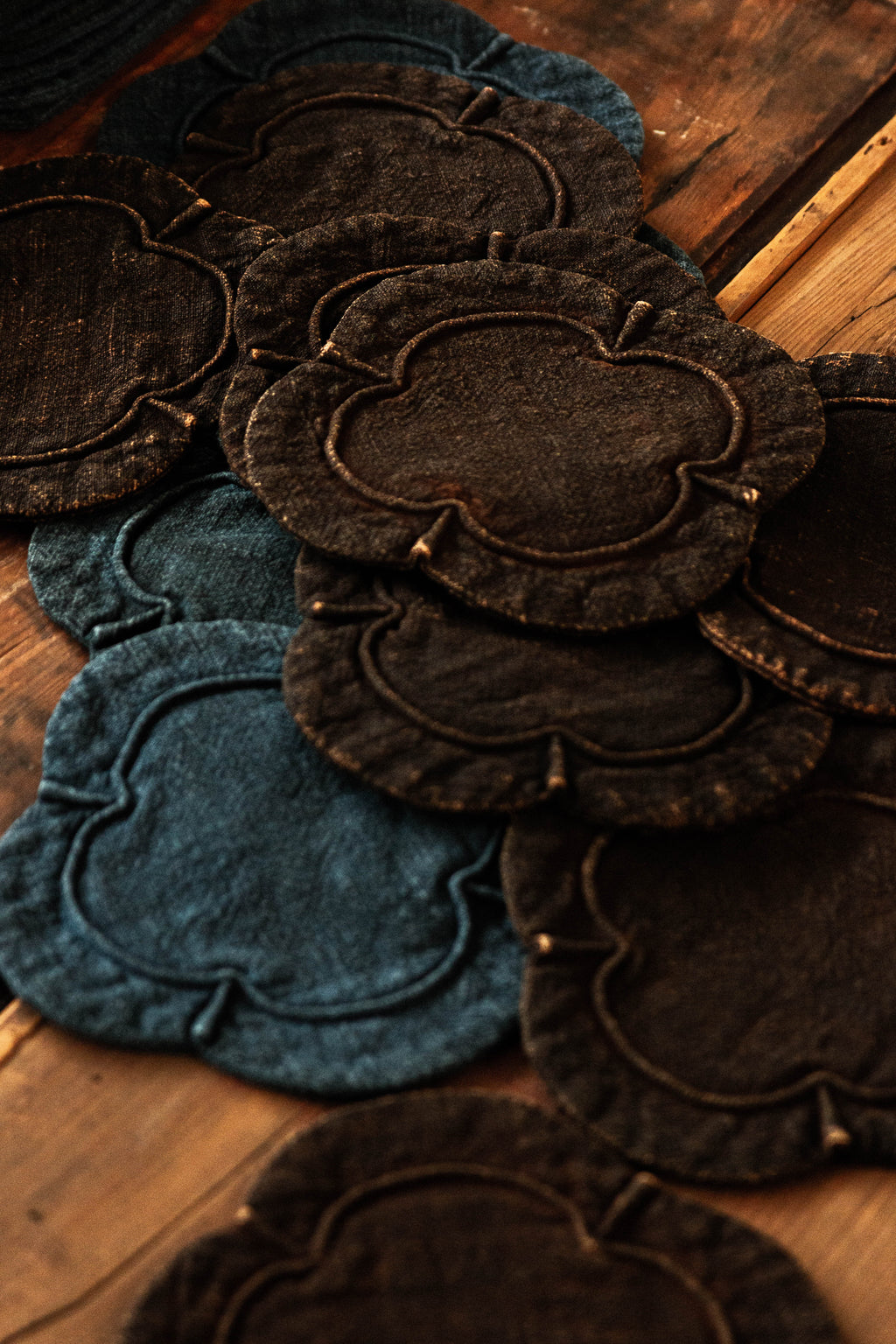 Wen Zi | Natural Persimmon Dyed Coasters