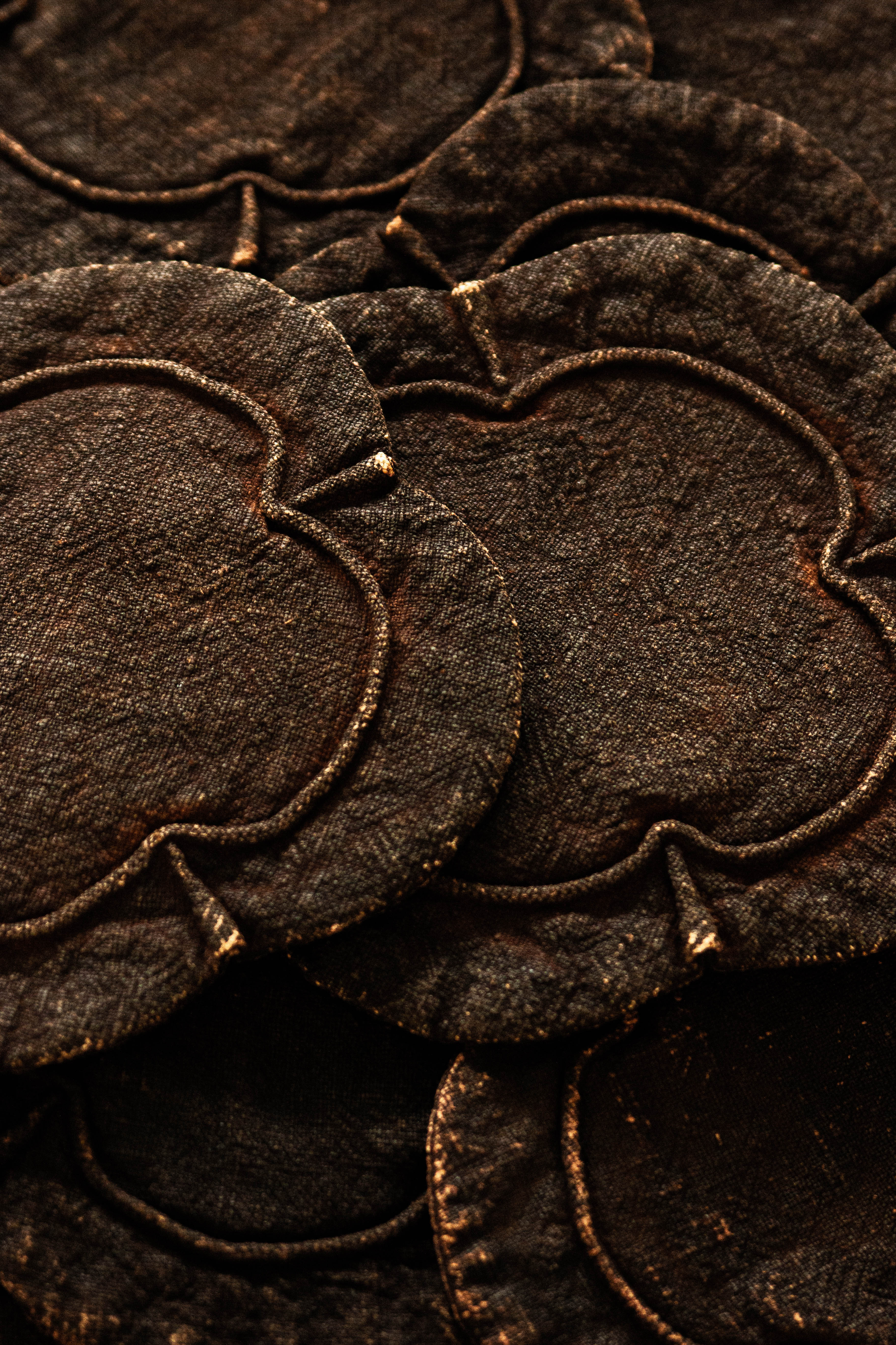 Wen Zi | Natural Persimmon Dyed Coasters