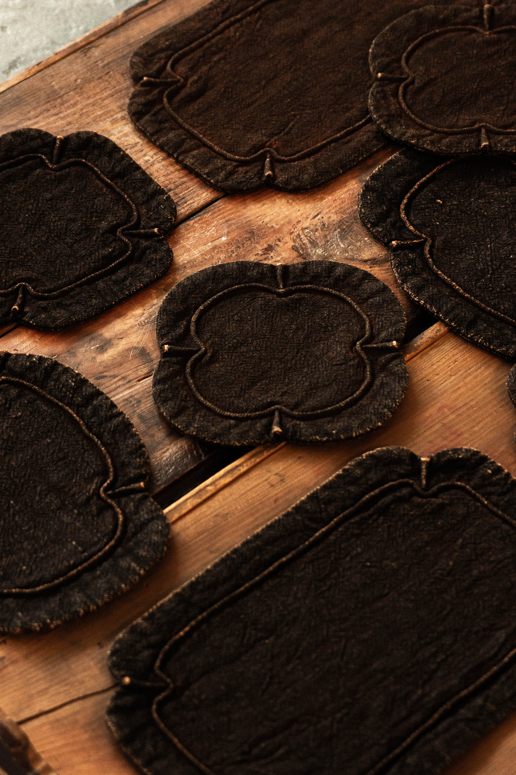 Wen Zi | Natural Persimmon Dyed Placemats