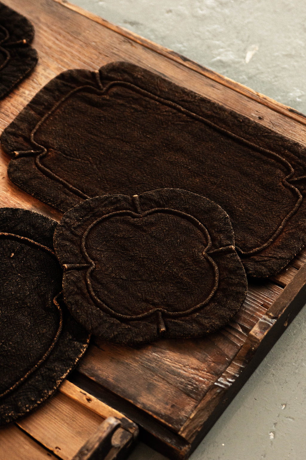 Wen Zi | Natural Persimmon Dyed Placemats