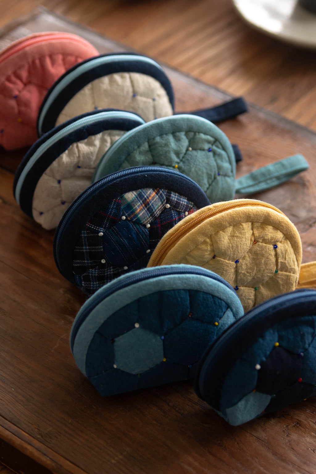 Qi Mei | Hand-Quilted Patchwork Pouch