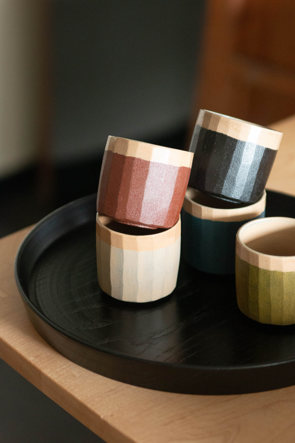 BACKORDER | Urushi Faceted Sake Cup