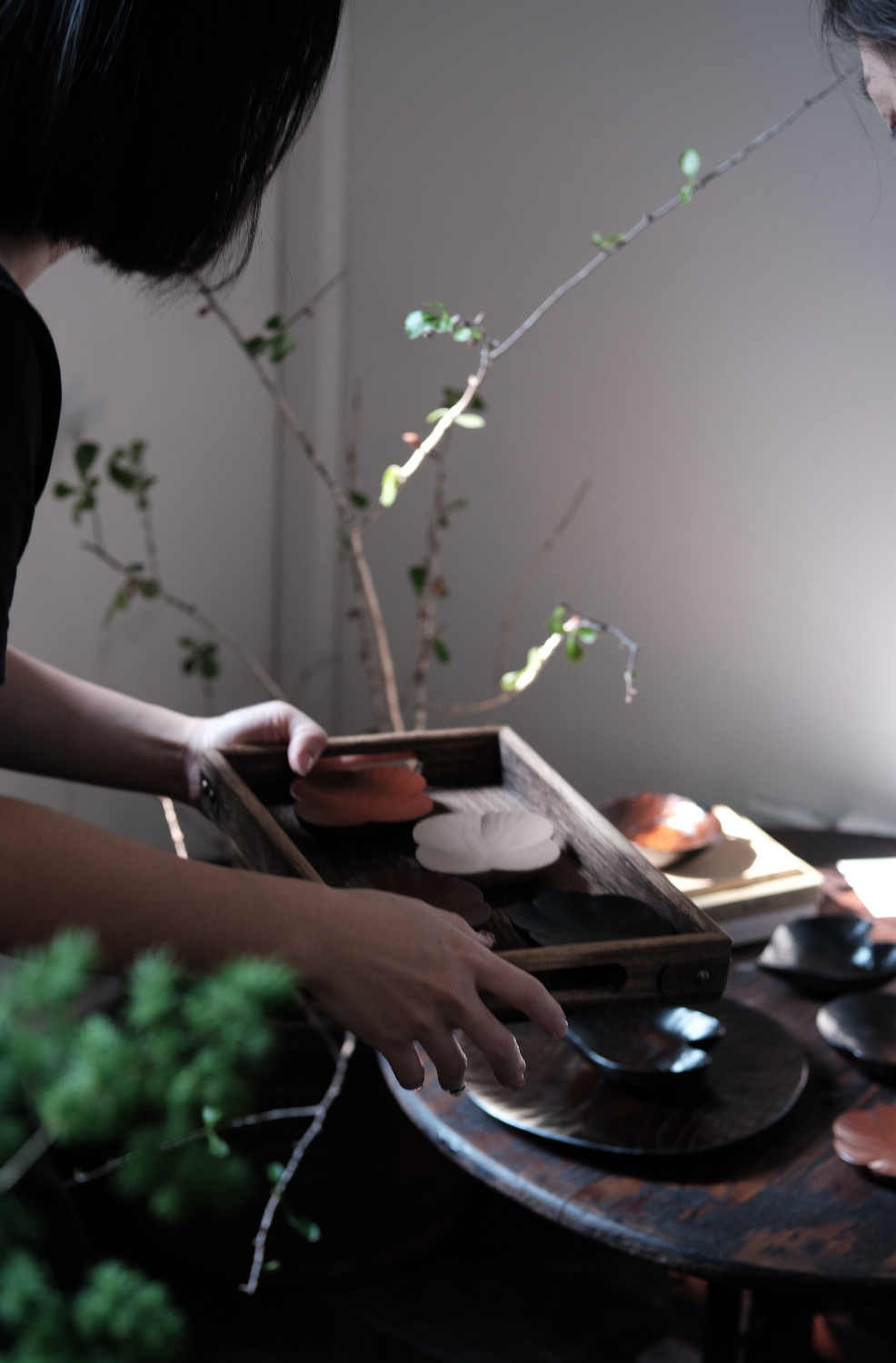 BACKORDER | Urushi Mamezara (Floral Small Plates)