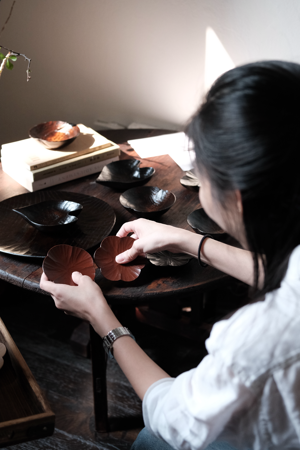 BACKORDER | Urushi Mamezara (Floral Small Plates)