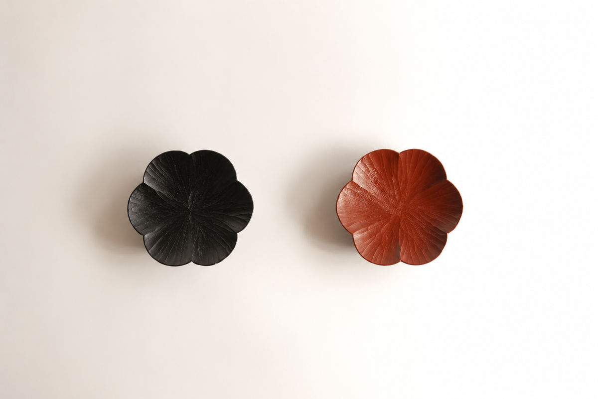 BACKORDER | Urushi Mamezara (Floral Small Plates)