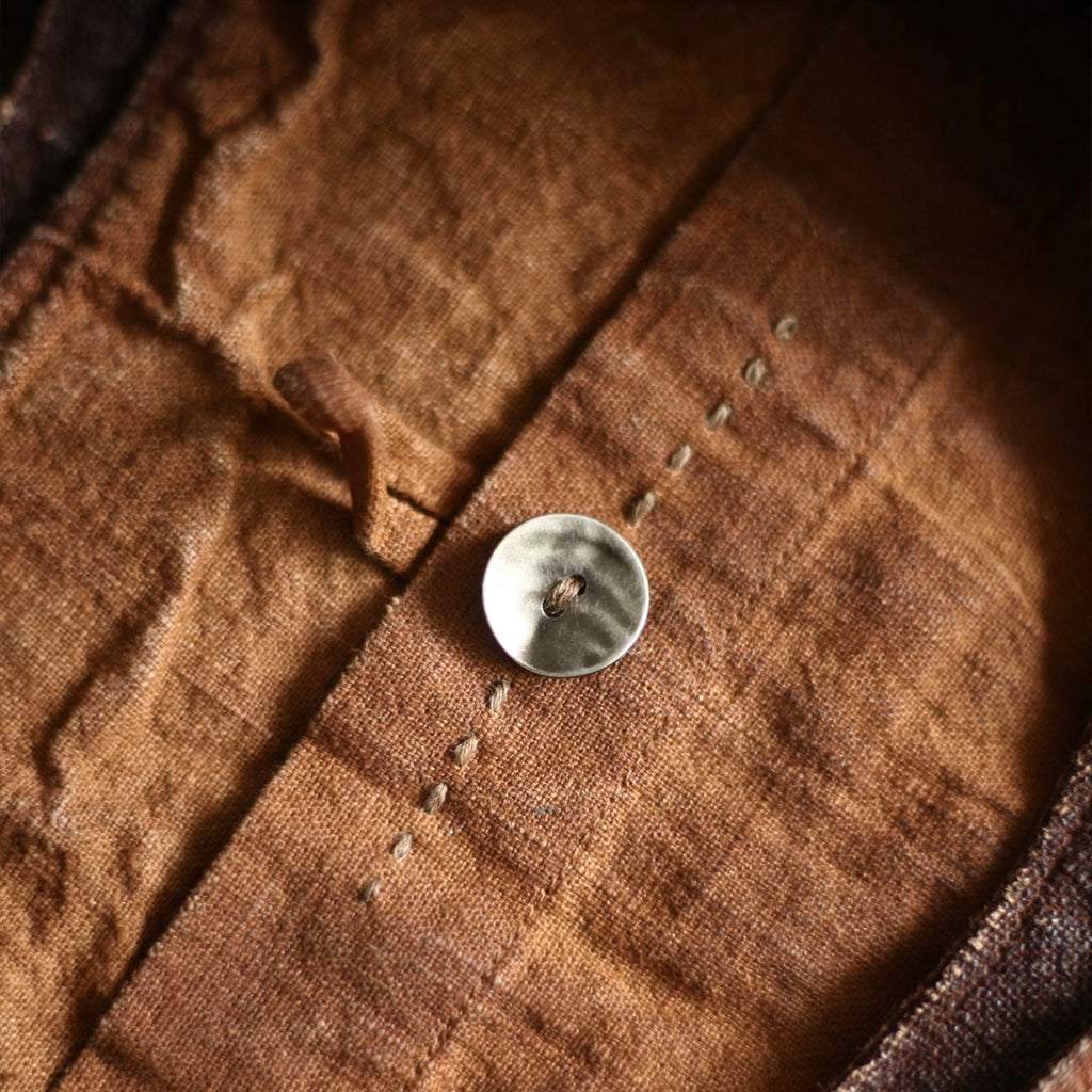 Wen Zi | Natural Persimmon Dyed Round Tote