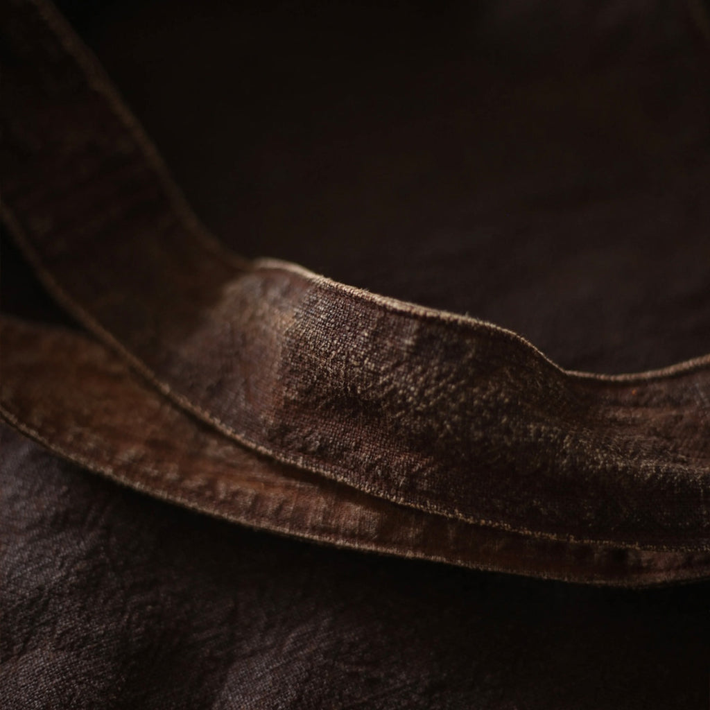 Wen Zi | Natural Persimmon Dyed Round Tote