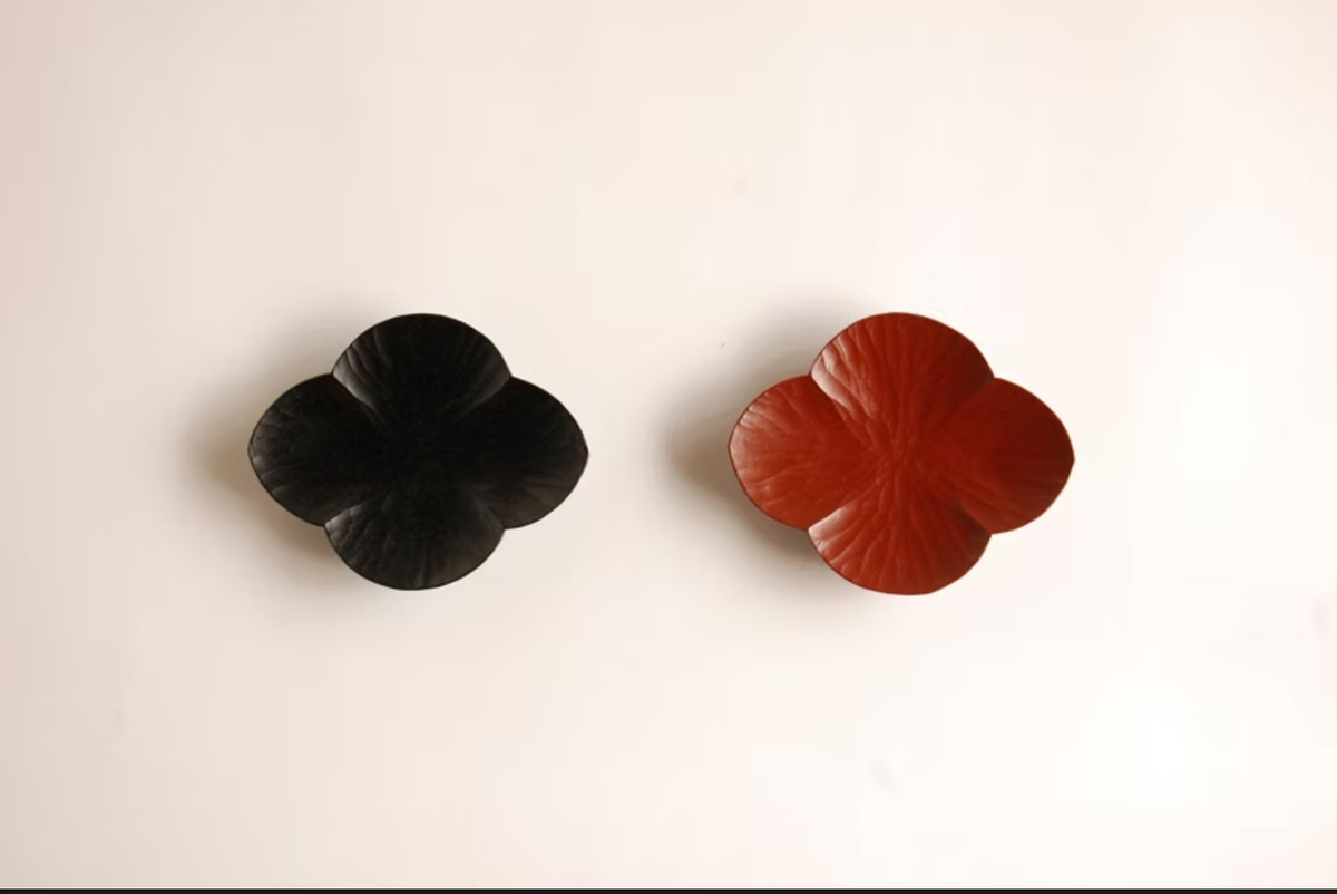 BACKORDER | Urushi Mamezara (Floral Small Plates)